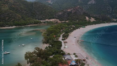 Aerial View of Dead Sea in Fethiye