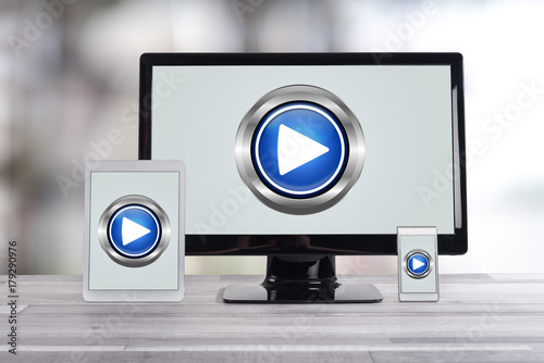Play concept on different devices
