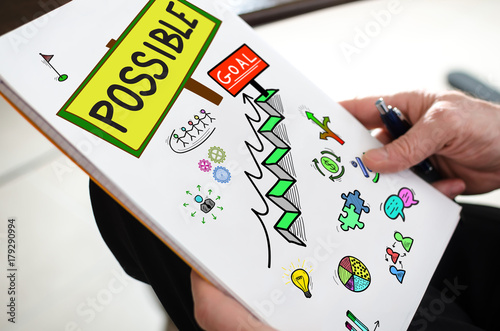 Challenge concept on a paper