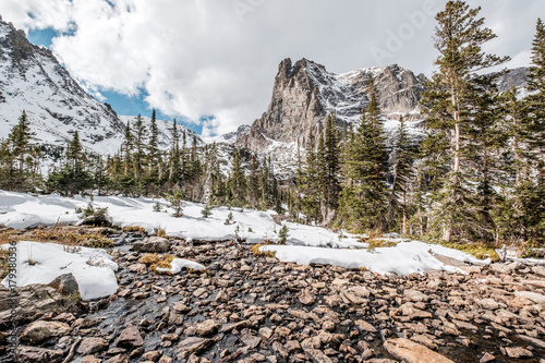 Lake Helene, Rocky Mountains, Colorado, USA.