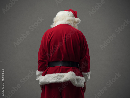 Santa Claus back view