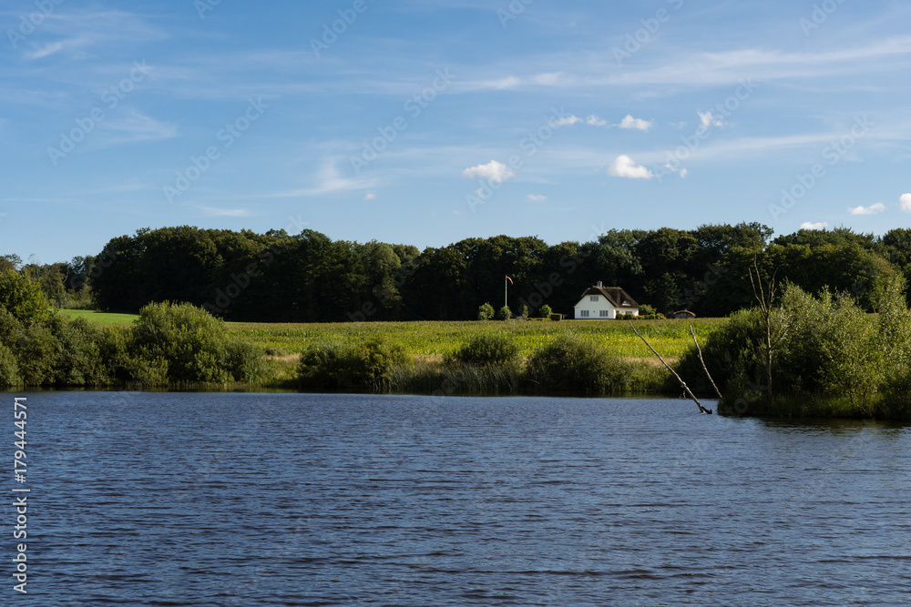 Natural lake near Billud, Denmark