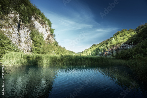 lake in forest of Croatia