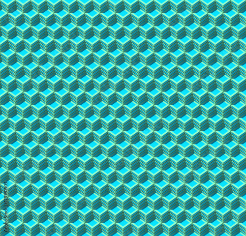 Zdjęcie XXL Streszczenie kolorowe kostki. Bezszwowy deseniowy tło. 3d rendering