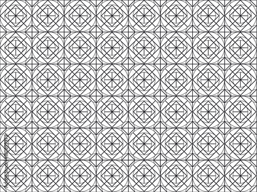 Zdjęcie XXL Geometryczny wzór linii. Tło wektor. Elegancki, luksusowy styl powtarzalny motyw do pakowania papieru, tkaniny, tło.