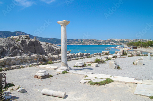 Zdjęcie XXL Starożytne ruiny, bazylika bizantyjska, Kos, Agios Stefanos, Antique, Antik