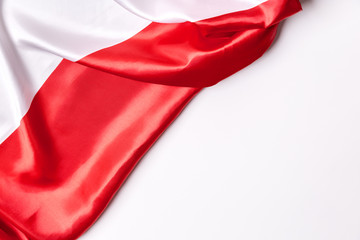 Authentic flag of the Poland