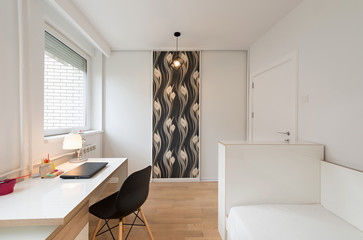 Interior of a student room