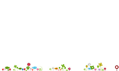 Wiese Blumen Blüten Blüte Blume Bunt Band Banner Blumenwiese