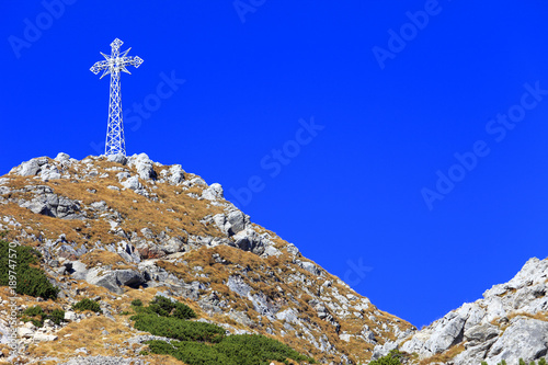 Zdjęcie XXL Polska, Tatry, Zakopane - szczyt Giewont widziany z południowego zbocza