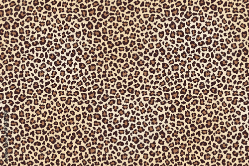Leopard spotted fur texture © lavabereza