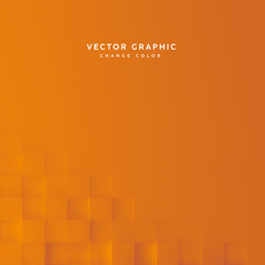 Geometric yellow background. Minimalistic cover design. Vector graphic.