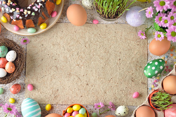 Easter sweets and decorations