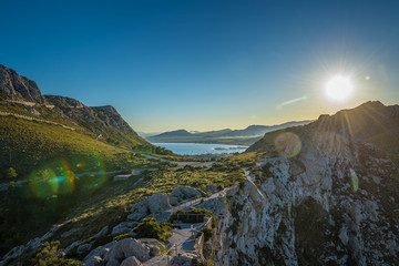 Aussichtspunkt auf Mallorca mit blick auf Formentor