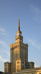 Palace of Culture and Science in Warsaw. Poland 