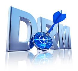 3D rendering of an DRM symbol