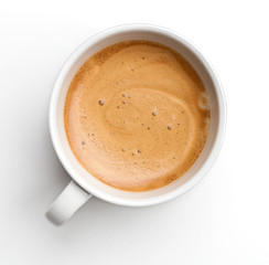 coffee cup on white background