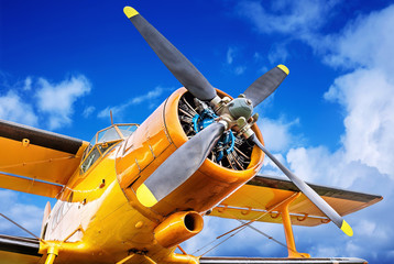 propeller of an historical aircraft