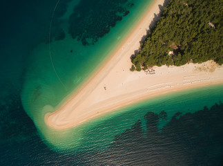 Golden cape Brač, Croatia, Zlatni rat