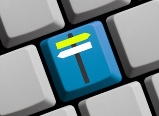 Wegweiser - Orientierung online
