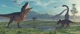 3d render dinosaur.