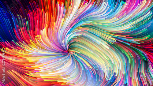Colorful Paint Unfolding