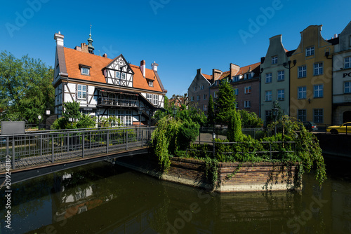 Zdjęcie XXL Stary Miller`s dom i inna historycal architektura w Gdańskim, Polska.