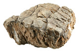 Rock stone isolated on white background