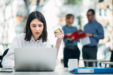 Young woman at office