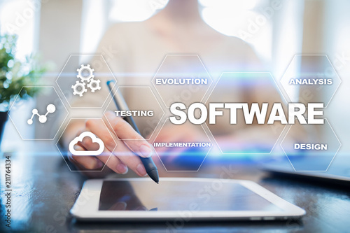 Фото: Software development. Data Digital Programs System Technology Concept. Software development. Data Digital Programs System Technology Concept.
