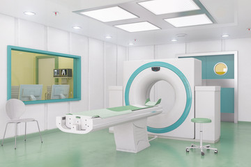 CT Computertomografie - Raum - Zimmer - Krankenhaus