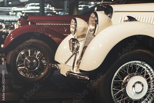 Retro cars at the exhibition © blackday