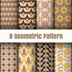 Geometric vector pattern wallpaper background surface textures