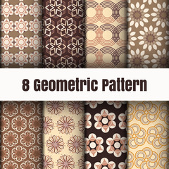 Geometric vector pattern wallpaper background surface textures