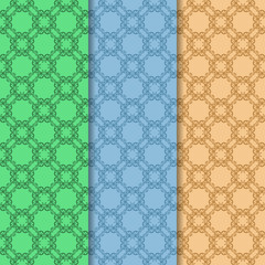 Geometric seamless pattern. Lace