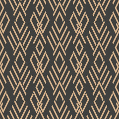 Vector damask seamless retro pattern background check geometry cross frame line