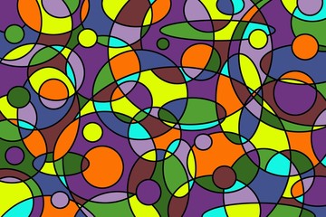  Bright abstract mosaic pattern. Vector background.