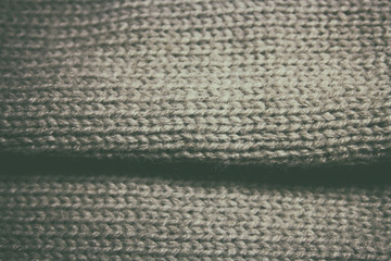 Gray knitted textile