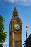 The famous ‘Big Ben’ housed in the Elizabeth clock tower of Westminster Palace.