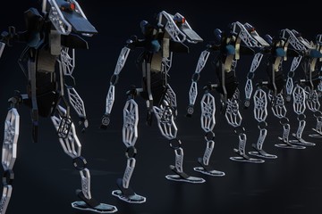 Generative robot - 3D Illustration