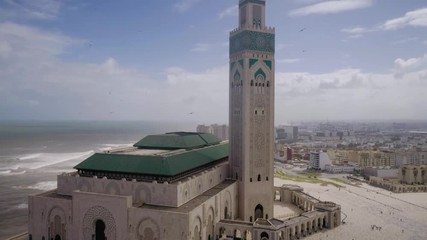 The Hassan II Mosque or Grande Mosquée Hassan II is a mosque in Casablanca, Morocco. It is the largest mosque in Africa, and the 5th largest in the world.