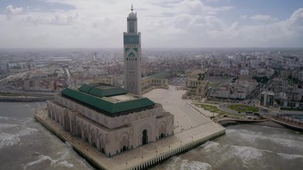 The Hassan II Mosque or Grande Mosquée Hassan II is a mosque in Casablanca, Morocco. It is the largest mosque in Africa, and the 5th largest in the world.