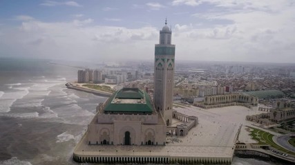 The Hassan II Mosque or Grande Mosquée Hassan II is a mosque in Casablanca, Morocco. It is the largest mosque in Africa, and the 5th largest in the world.