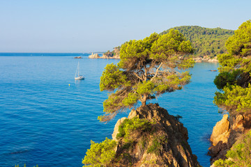 Seascape in Lloret de Mar