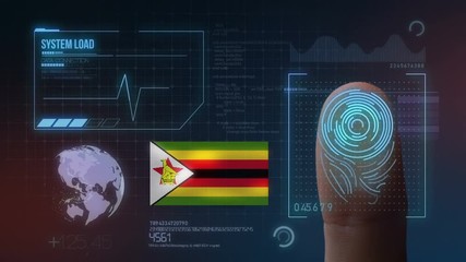 Finger Print Biometric Scanning Identification System. Zimbabwe Nationality