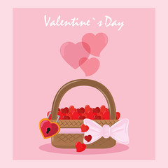 Happy valentines day card