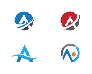A Letter icon Template