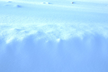 blue snow