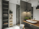 Interior of a bathroom