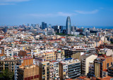 Aerial view of Barcelona
